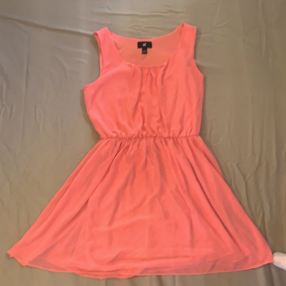 Peach Flowy Dress